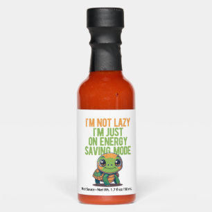 Cute Turtle, Lazy Turtle, On Energy Saving Mode Hot Sauces