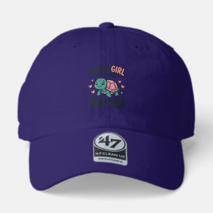 Cute Turtle Lover Girl Vintage Engraving Shirt Des 47 Brand Hat