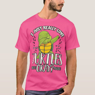 Cute Turtle Lover Graphic Women Men Kids Turtle T-Shirt
