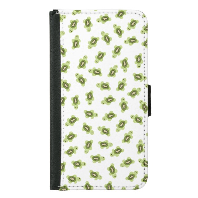 Cute turtle pattern  samsung galaxy wallet case (Front)