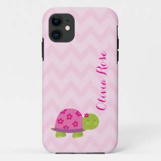 Cute Turtle Pink Personalized Iphone5 case