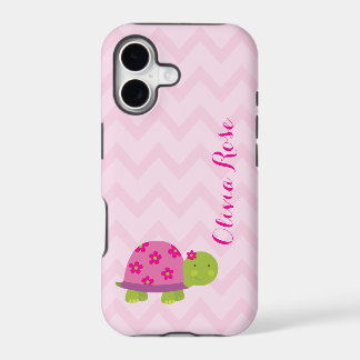 Cute Turtle Pink Personalized Iphone5 case
