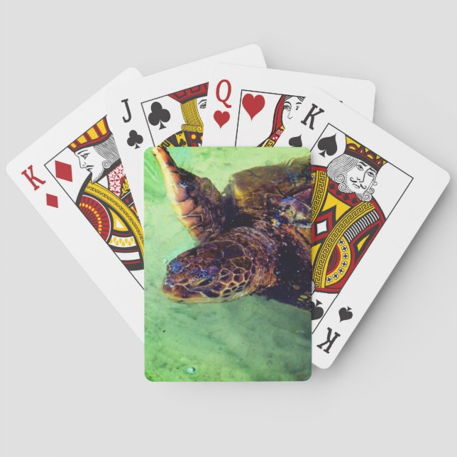 Cute Turtle Poker Cards (Back)