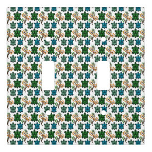 Cute Turtle Seamless Pattern   Ocean Animal Repeat Light Switch Cover