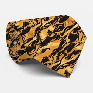 Cute turtle shell pattern neck tie
