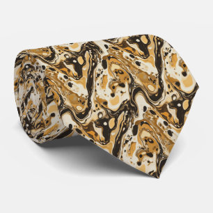 Cute turtle shell pattern neck tie