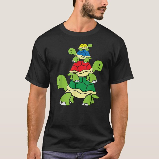 Cute Turtle Tortoises Ocean Love Sea Turtles T-Shirt (Front)