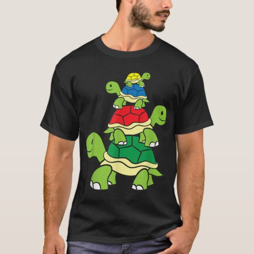 Cute Turtle Tortoises Ocean Love Sea Turtles T_Shirt