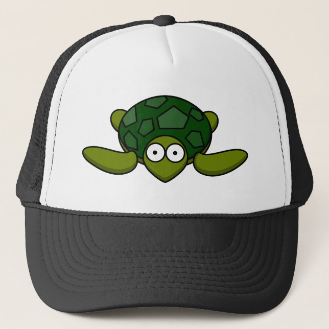 Cute Turtle Trucker Hat (Front)
