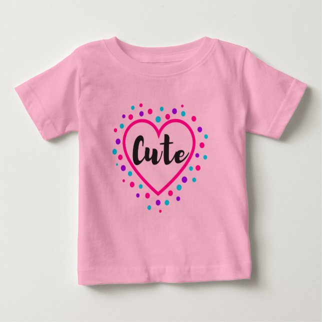 Cute Tutu Baby T-Shirt (Front)