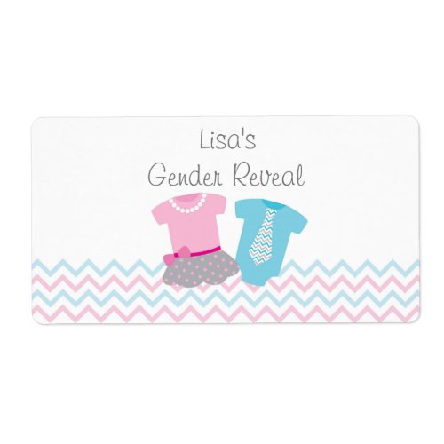 Cute Tutus Or Ties Gender Favor Label