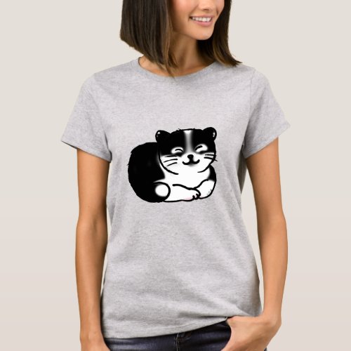 cute tuxedo cat T_Shirt