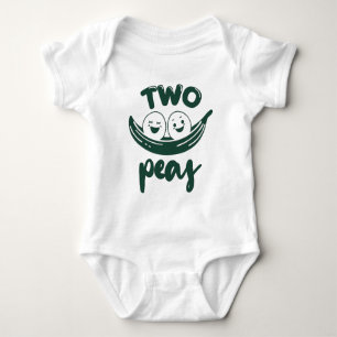 Cute Twins Baby Bodysuit