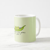 Cute two peas in a pod coffee mug (Front Right)