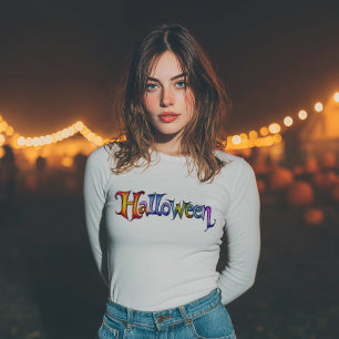 Cute Typography Halloween Tri-Blend Shirt