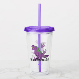 Cute Tyrannosaurus Rex Acrylic Tumbler