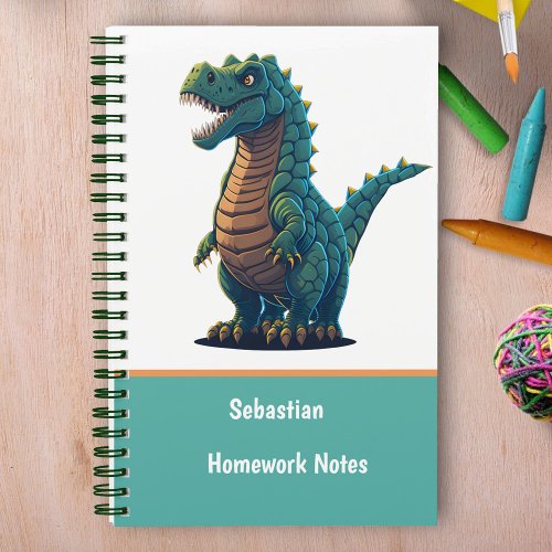 Cute Tyrannosaurus T_Rex Dinosaur Boys  Girls Notebook