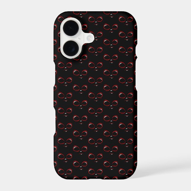 Cute ufo face monster  Case-Mate iPhone case (Back)