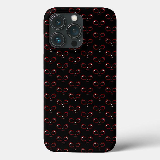 Cute ufo face monster  Case-Mate iPhone case (Back)