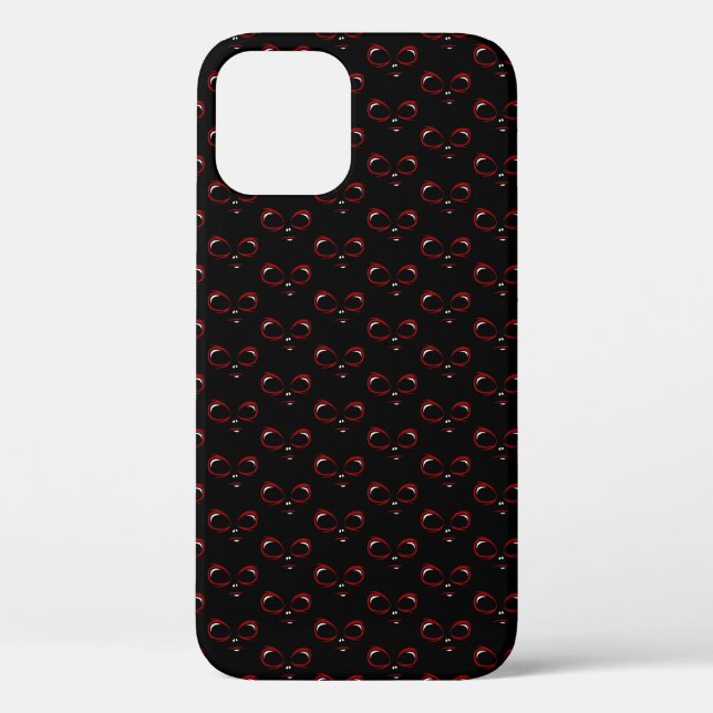 Cute ufo face monster  Case-Mate iPhone case (Back)