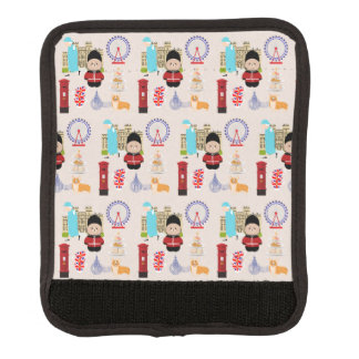 Cute UK Culture Luggage Handle Wrap