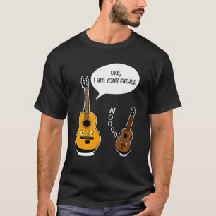Cute Uke I Am Your Father I Ukulele Guitar T-Shirt