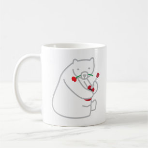 Cute Ukulele Polar Bear I Love You Mug