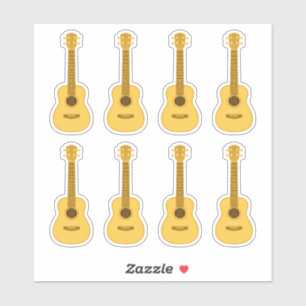 Cute Ukulele Stickers