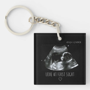 Cute Ultrasound Picture Gift Sonogram Keychain