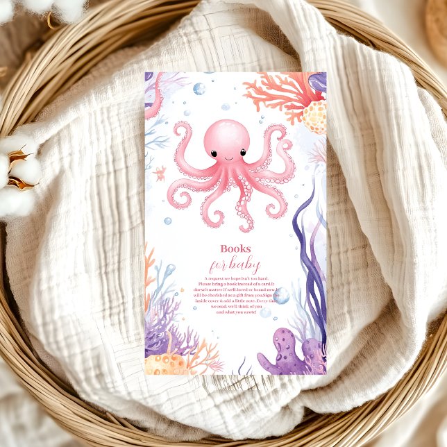 Cute Under the Sea Books for Baby Enclosure Card (Creator Uploaded)