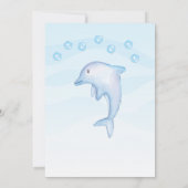 Cute Under the Sea Boy Baby Shower Invitation (Back)