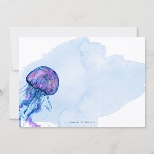 cute Under the sea jellyfish baby shower Invitation | Zazzle
