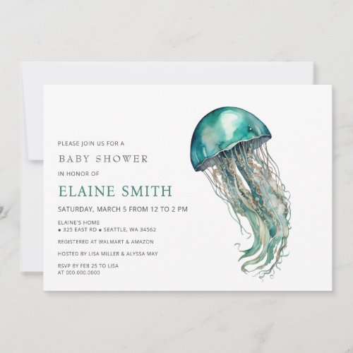 cute Under the sea jellyfish baby shower