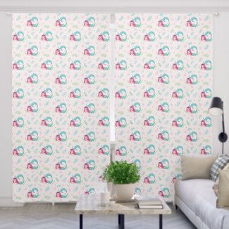 Cute Under the Sea Mermaid Blush Pink Nursery