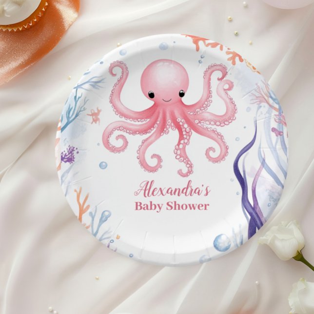 Cute Under the Sea Paper Plates (Creator Uploaded)