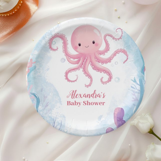 Cute Under the Sea Paper Plates (Creator Uploaded)