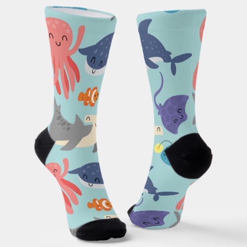 Cute Under The Sea Socks