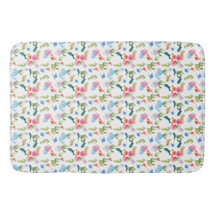 Cute Underwater Friends – Ocean Animals Pattern Bath Mat