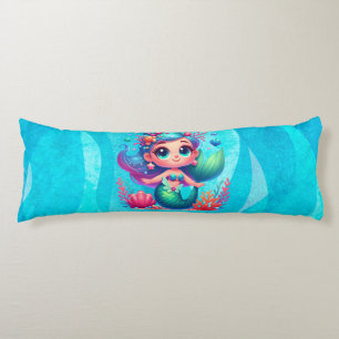 Cute underwater mermaid body pillow