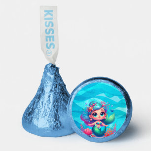 Cute underwater mermaid hershey®'s kisses®