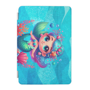 Cute underwater mermaid iPad mini cover