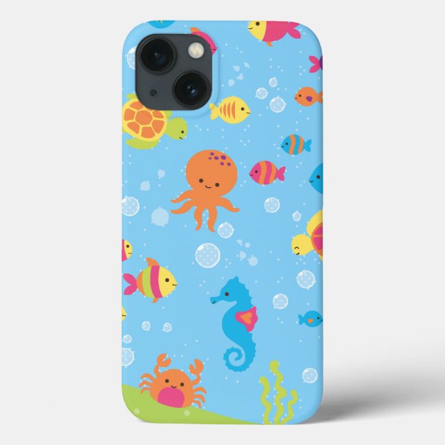 Cute Underwater Scene Case-Mate iPhone Case (Back)