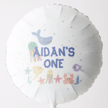 Cute Underwater World First Birthday