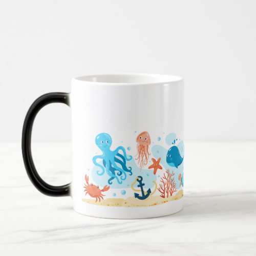 Cute underwater world Ocean life Aquatic Magic Mug