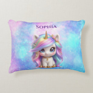 Cute Unicorn Accent Pillow