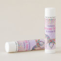 Cute Unicorn and Confetti birthday Party favor Lip Balm