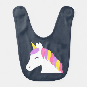 Cute unicorn Baby Bib