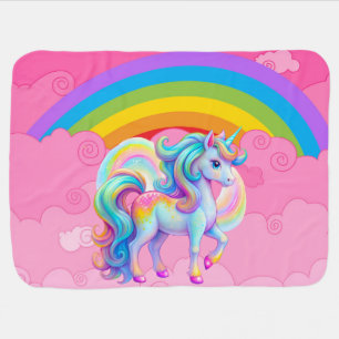 Cute Unicorn. Baby Blanket