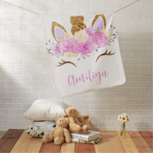 Cute Unicorn Baby Blanket 