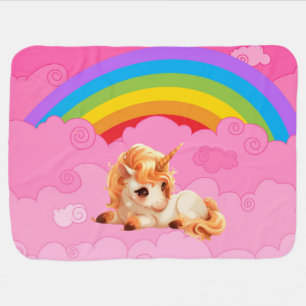 Cute Unicorn. Baby Blanket